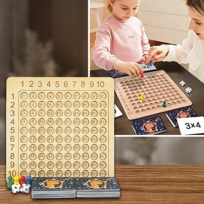 Lesena družabna igra Množenje | FUNMATH