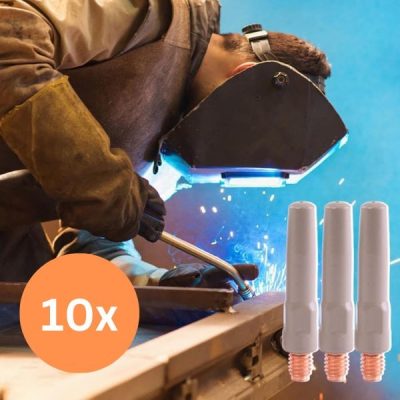 Šobe s premazom proti prijemanju za varilno pištolo (10 kos) | VERLAMKO