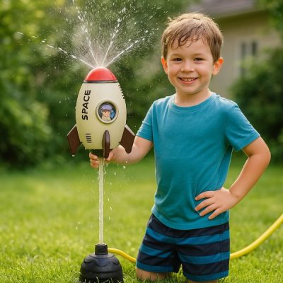 Raketni razpršilec, ki se dviga in hladi | FUNLUNCHER