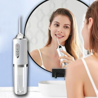 Brezžični ustni tuš - 4 nastavki, USB polnjenje | TOOTHCLEANSO